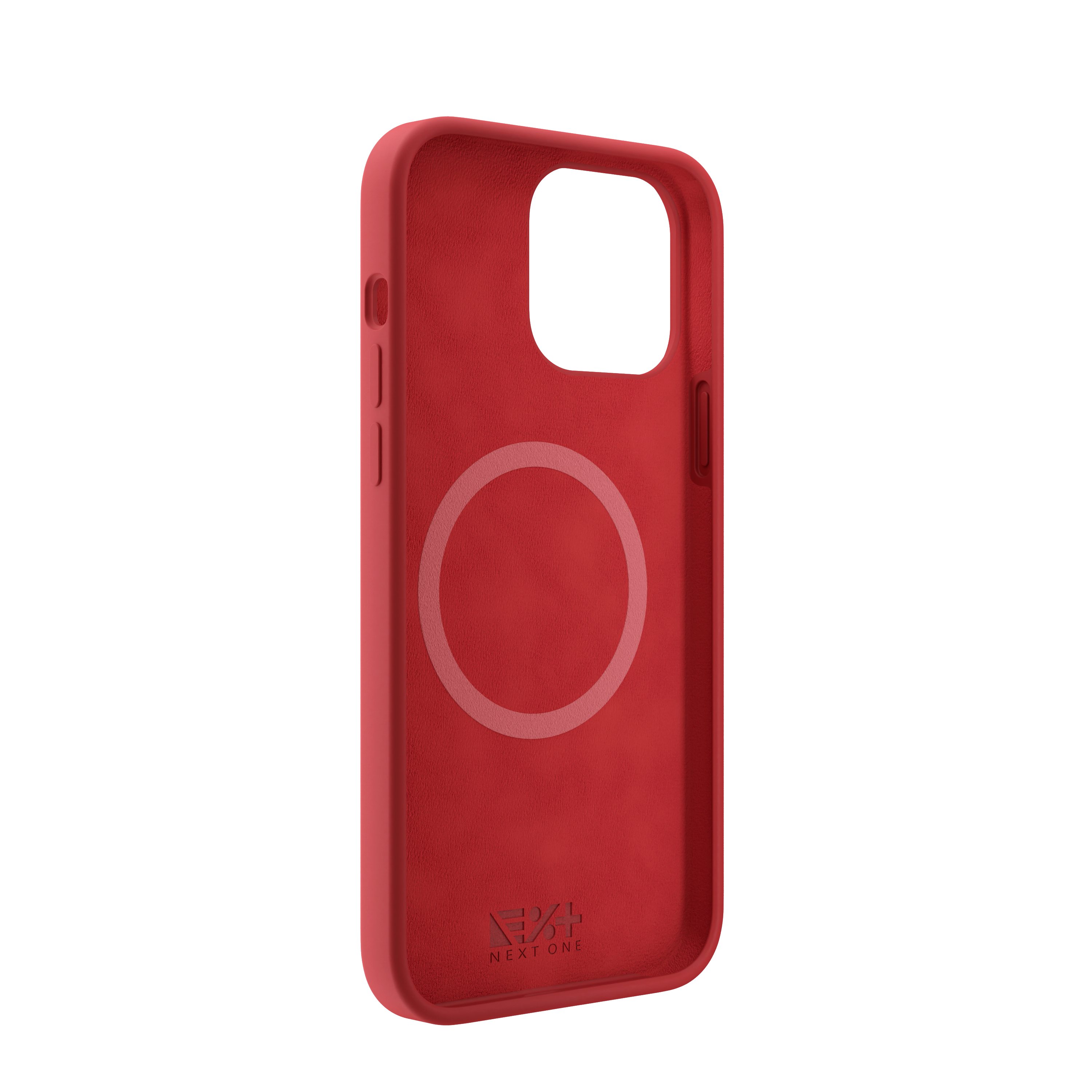 Husa din silicon NOA pentru iPhone 13 Pro Max | compatibila MagSafe, Rosie