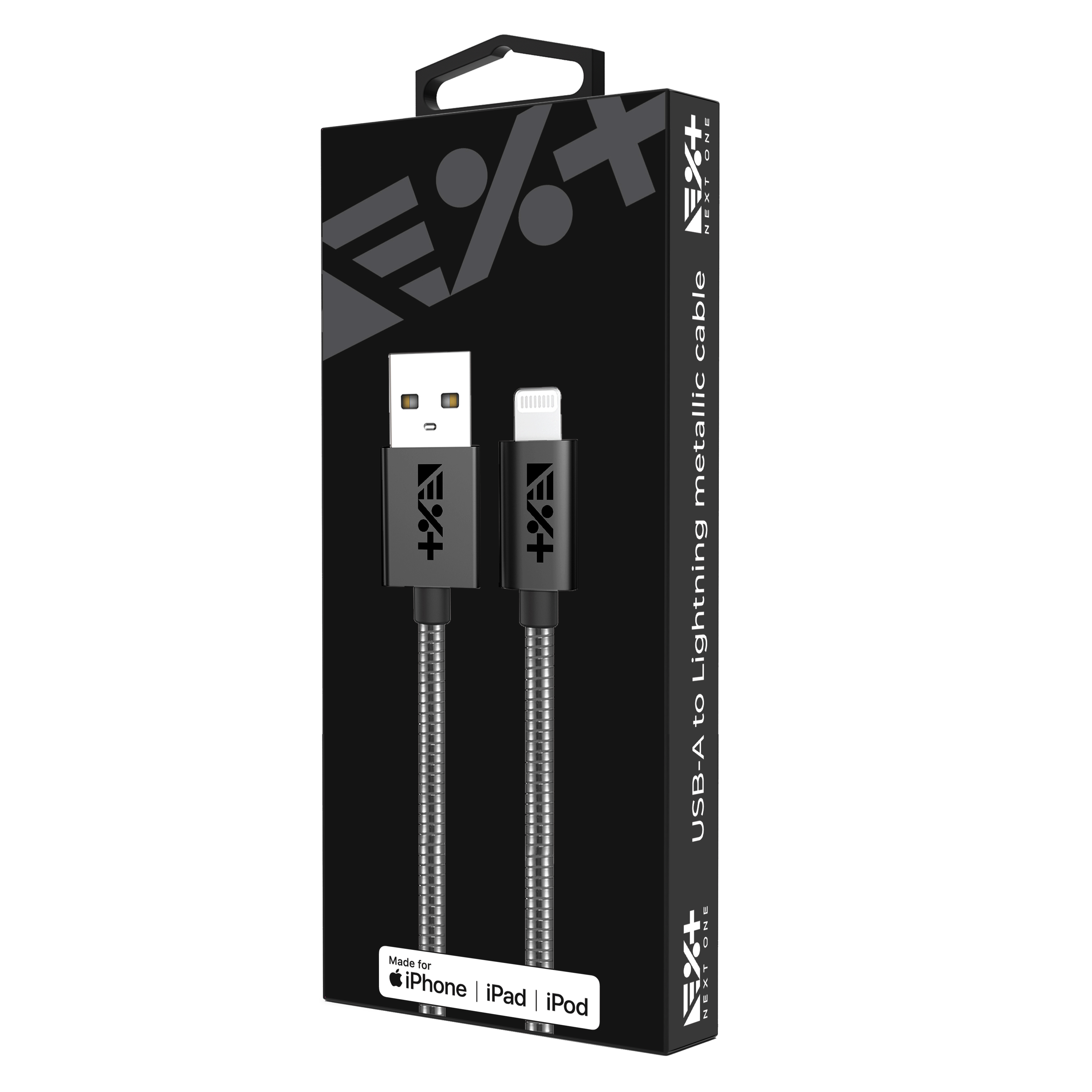 Cablu metalic Lightning USB-A NOA