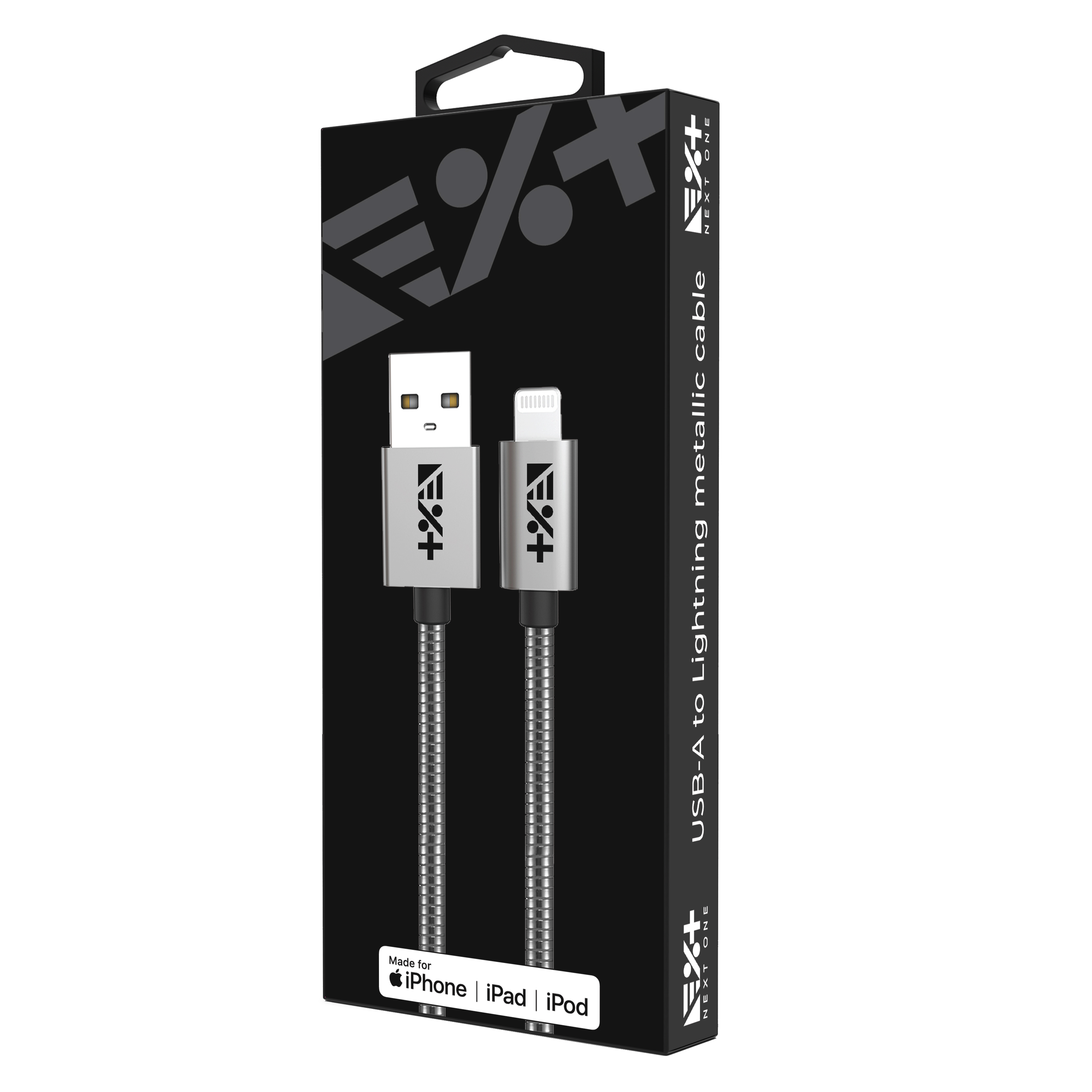 Cablu metalic Lightning USB-A NOA