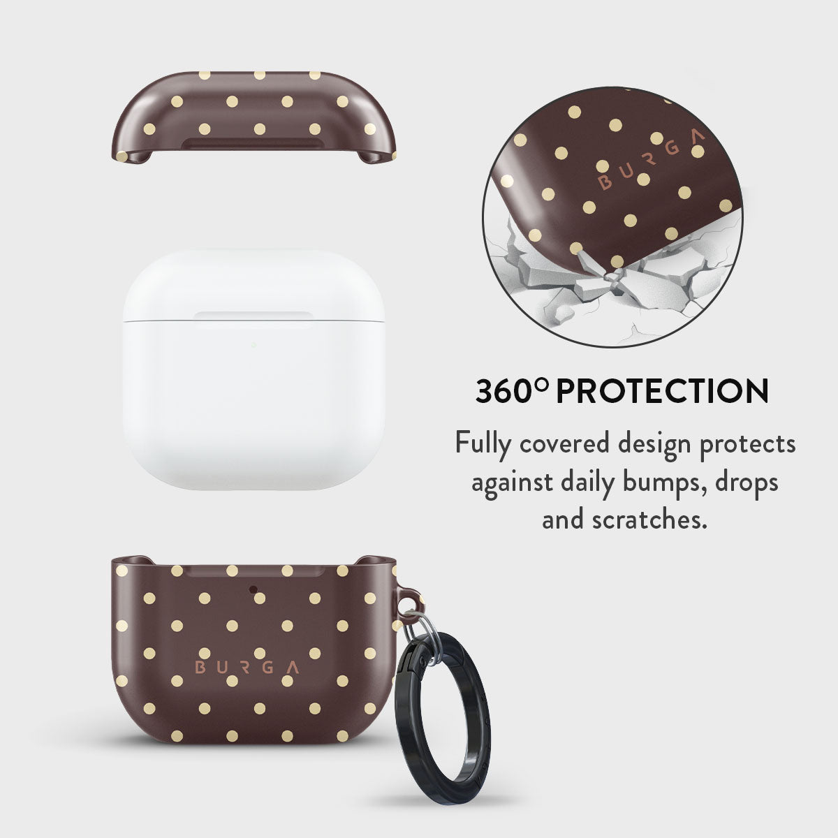 BURGA Sorry Busy - Husă de protecție pentru AirPods 4