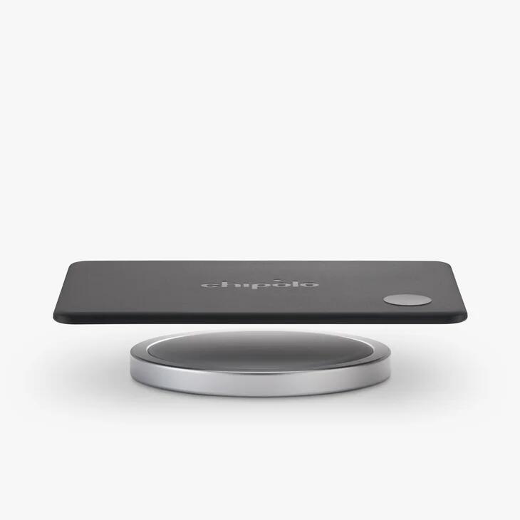 Chipolo CARD – Tracker reincarcabil tip card compatibil cu Apple Find My / Find Hub Android | Negru