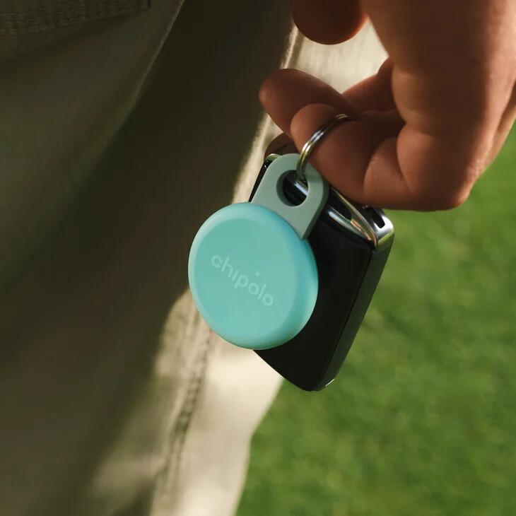 Chipolo LOOP – Tracker reincarcabil pentru obiecte compatibil cu Apple Find My pe iPhone sau Find Hub pe Android | Verde
