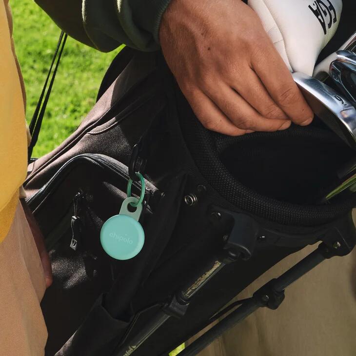 Chipolo LOOP – Tracker reincarcabil pentru obiecte compatibil cu Apple Find My pe iPhone sau Find Hub pe Android | Verde