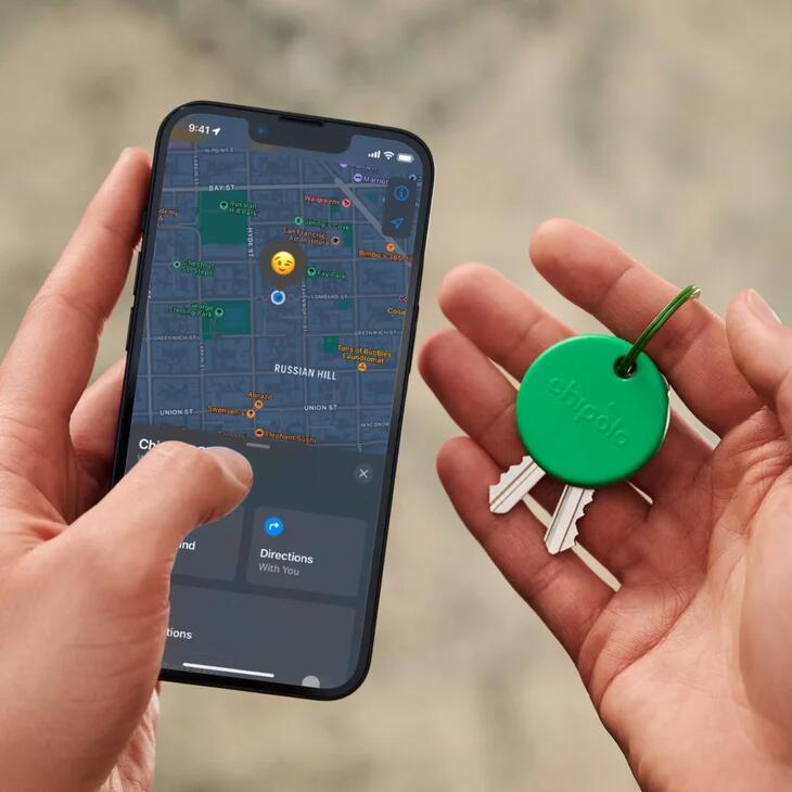 Chipolo POP – Tracker compatibil cu Apple Find My / Find Hub Android | Verde