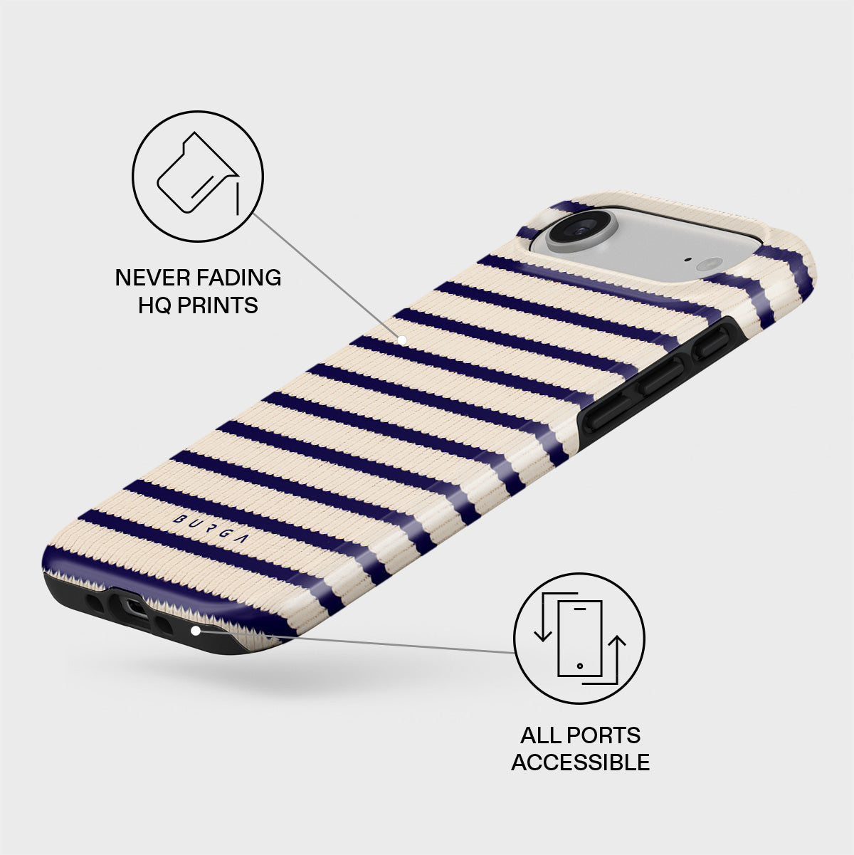 BURGA Old Money - Husă de protecție rezistentă Magsafe pentru iPhone 17 Air