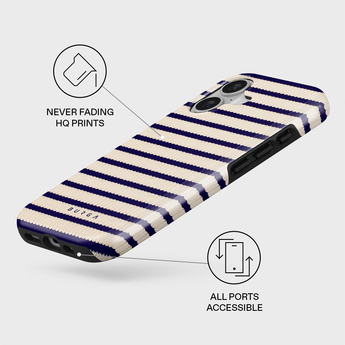 BURGA Old Money - Husă Protectoare Robustă Magsafe Pentru iPhone 17