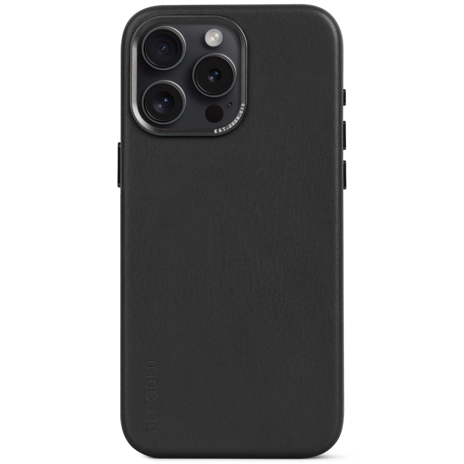 Husa din piele pentru iPhone 15 Plus | Negru