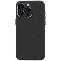 Husa din piele pentru iPhone 15 Plus | Negru