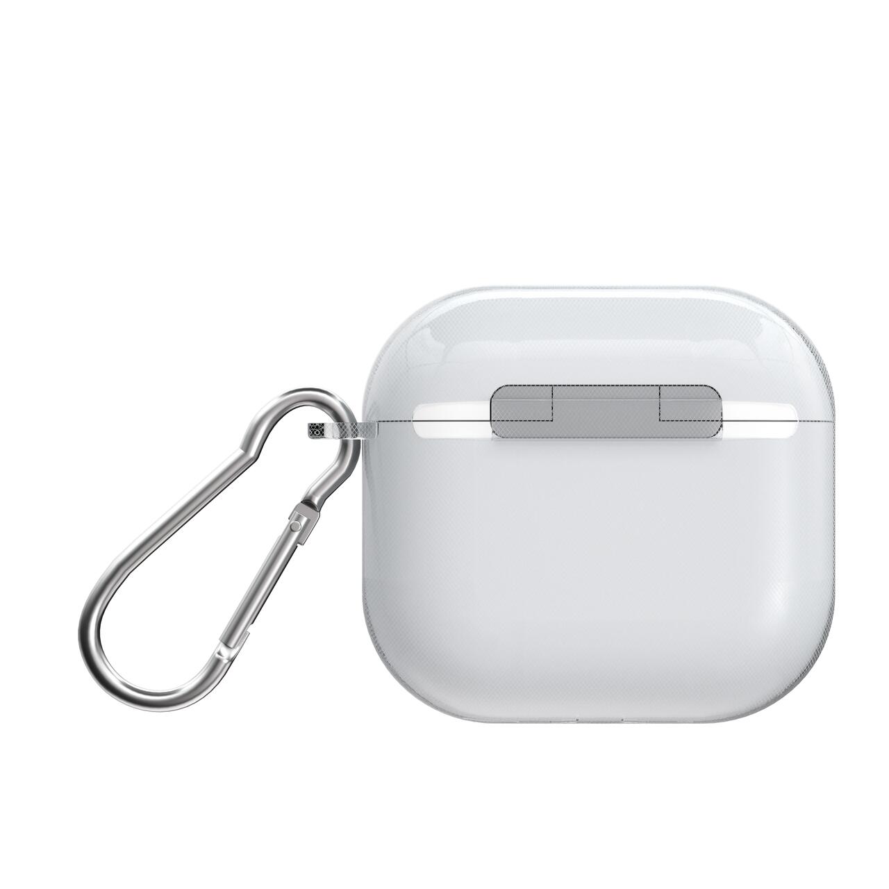 Husă de silicon NOA pentru AirPods Pro 2 (2024), Transparentă