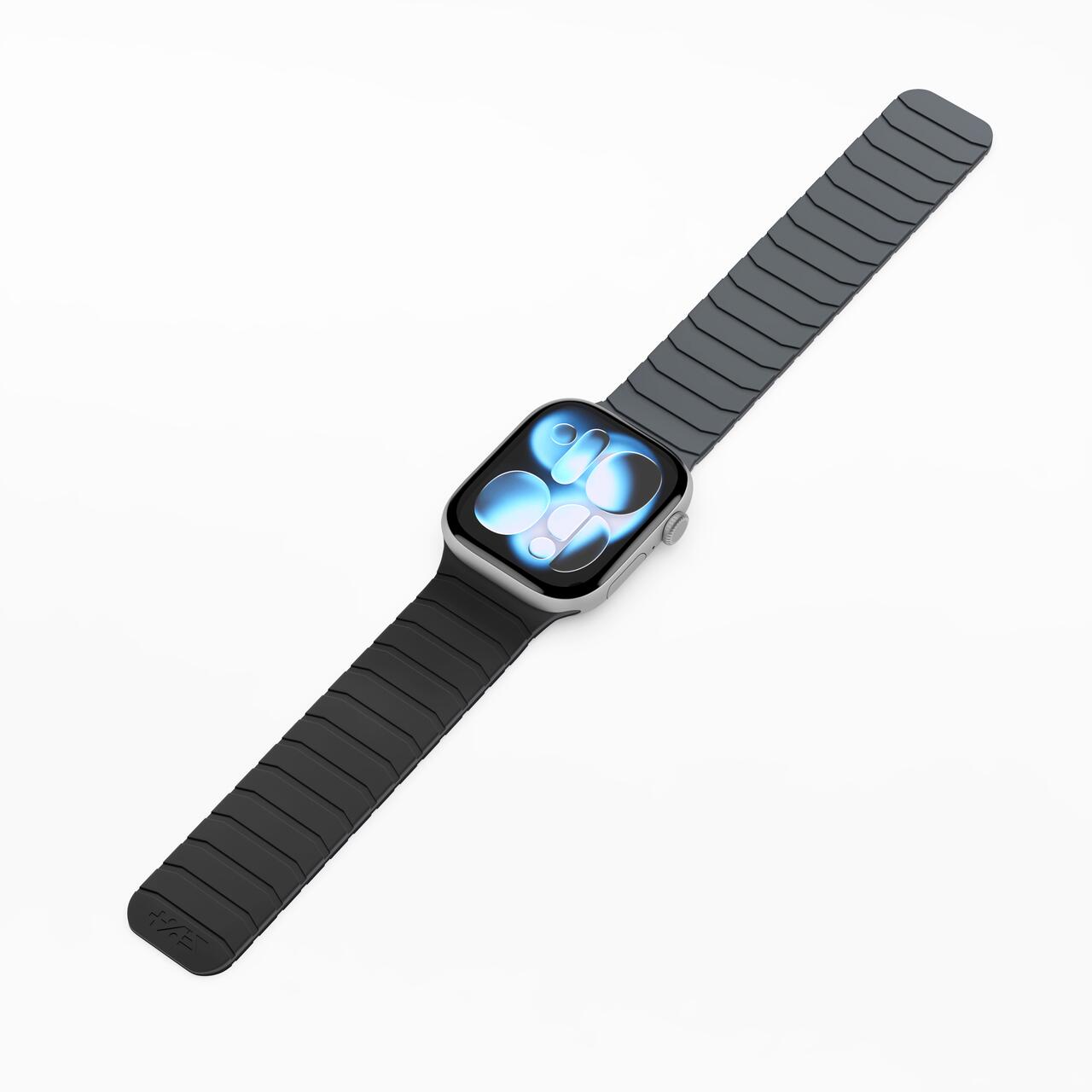 Curea NOA Magnetic Switch Band pentru Apple Watch 38-42mm | Negru-Gri